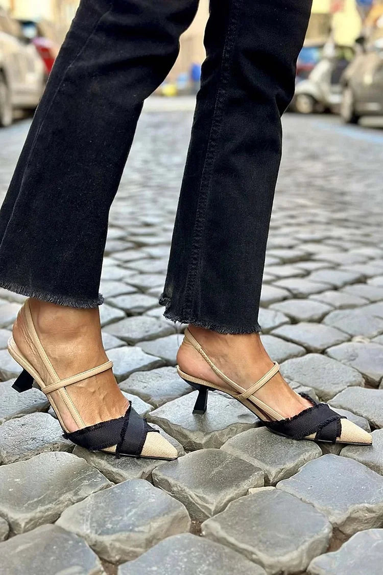 Florette™ | Elegant Slingback Heels