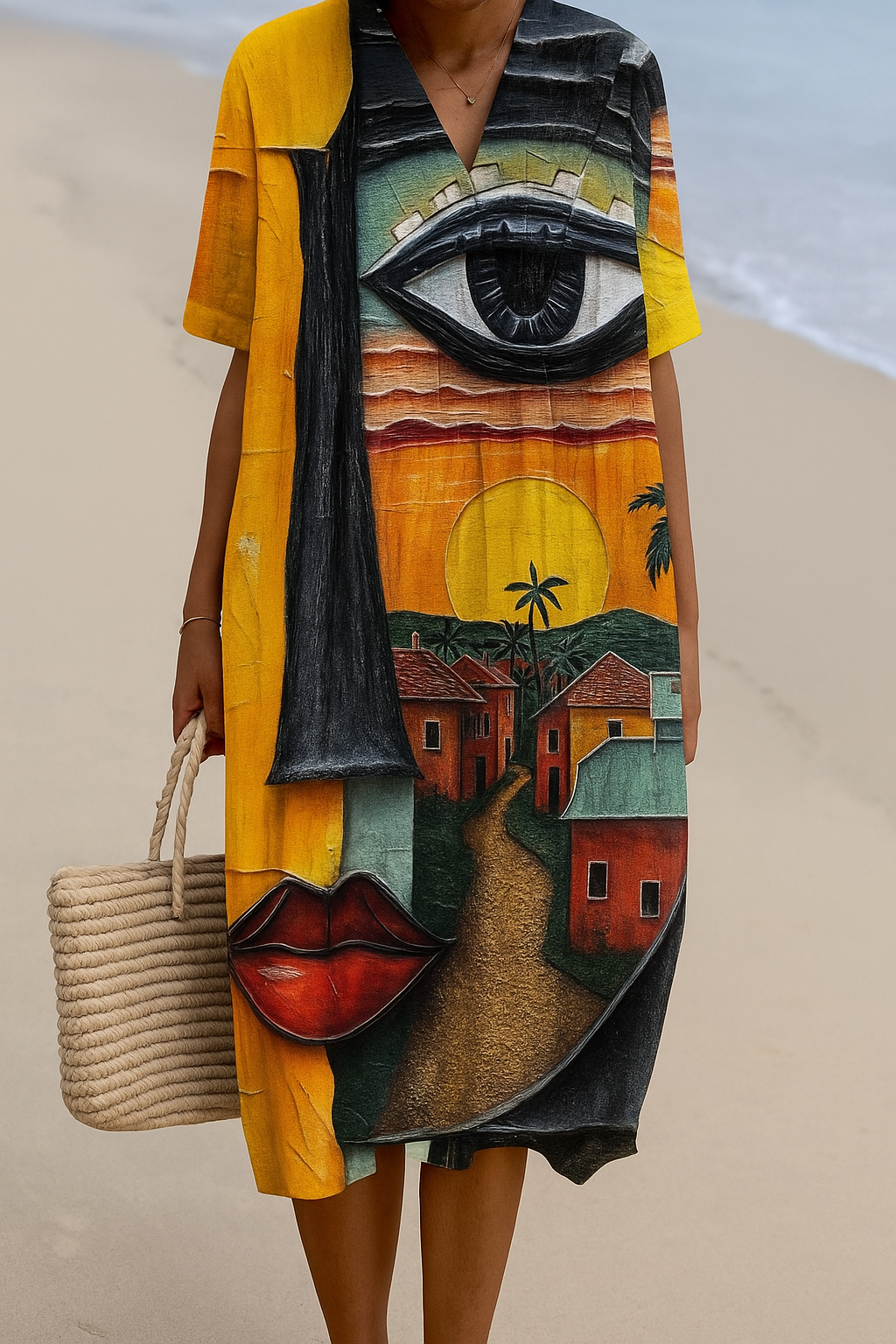 Art-Inspired Dress – Natural Beauty That Captivates