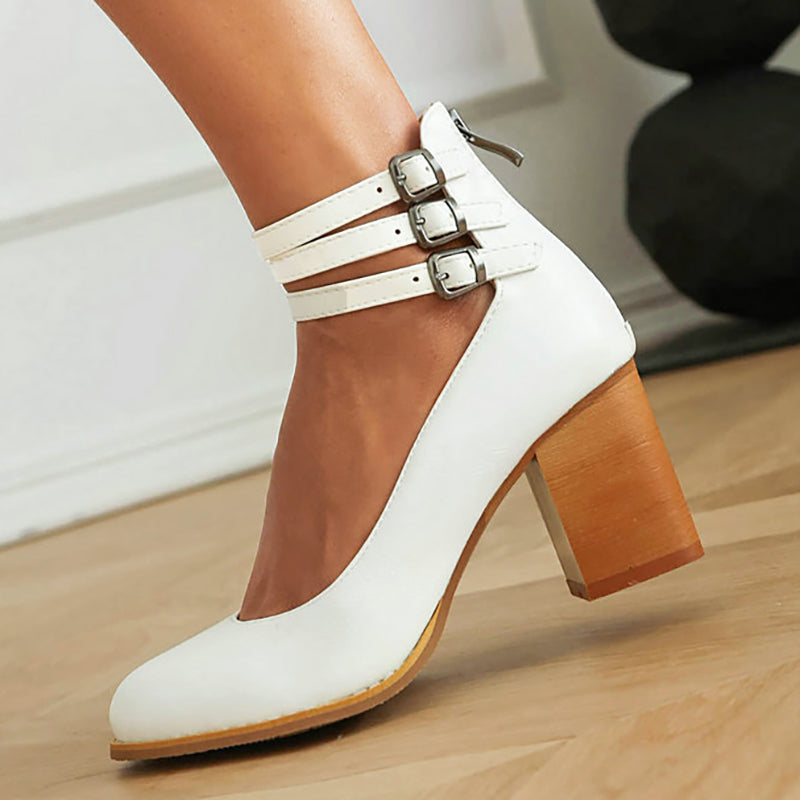 Carol™ | Minimalist Sandal with Block Heel