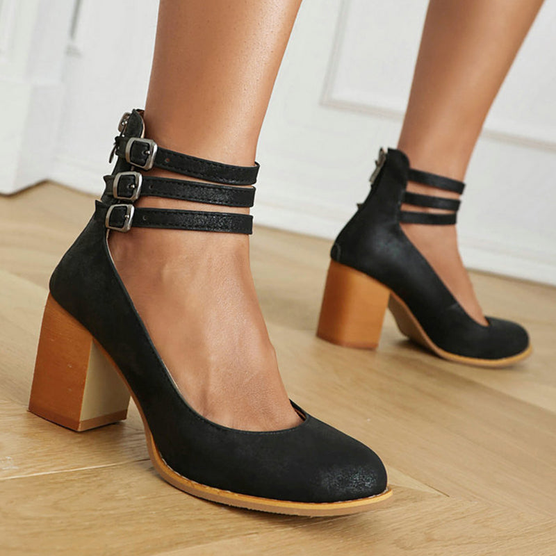 Carol™ | Minimalist Sandal with Block Heel