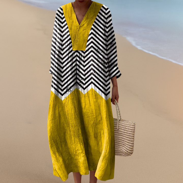 Boho Maxi Dress – Bold Patterns, Effortless Comfort