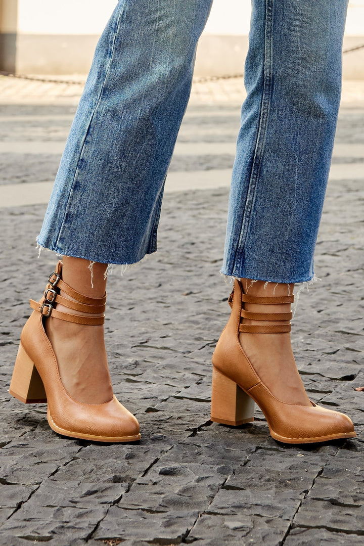 Carol™ | Minimalist Sandal with Block Heel