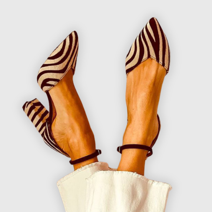 Miranda™ | Sandal with Zebra Print