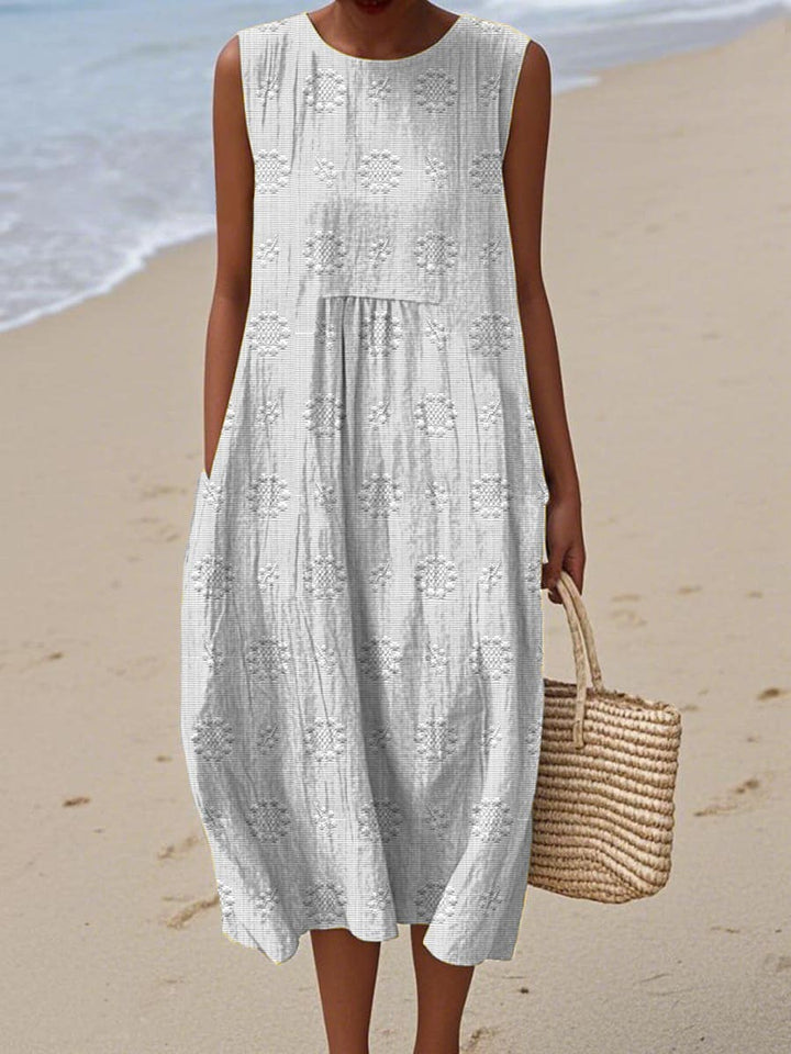 Sleeveless Midi Dress – Airy Freedom, Everyday Charm