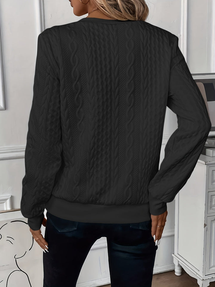 Amalie™ | Ladies' Zip-Up Knit Jumper
