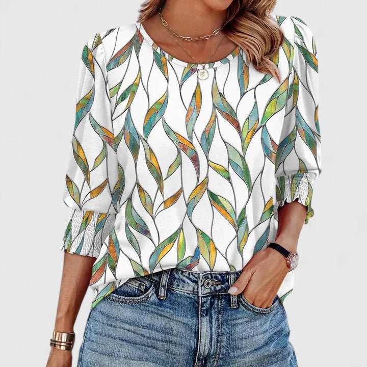 Solara™ | Elegant Smocked Top