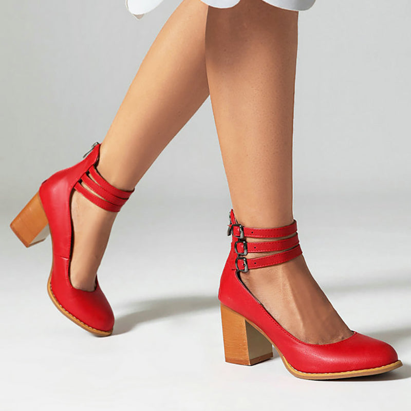 Carol™ | Minimalist Sandal with Block Heel