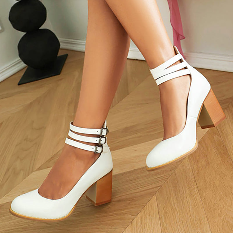 Carol™ | Minimalist Sandal with Block Heel