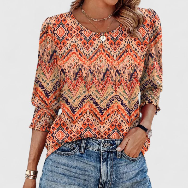 Solara™ | Elegant Smocked Top