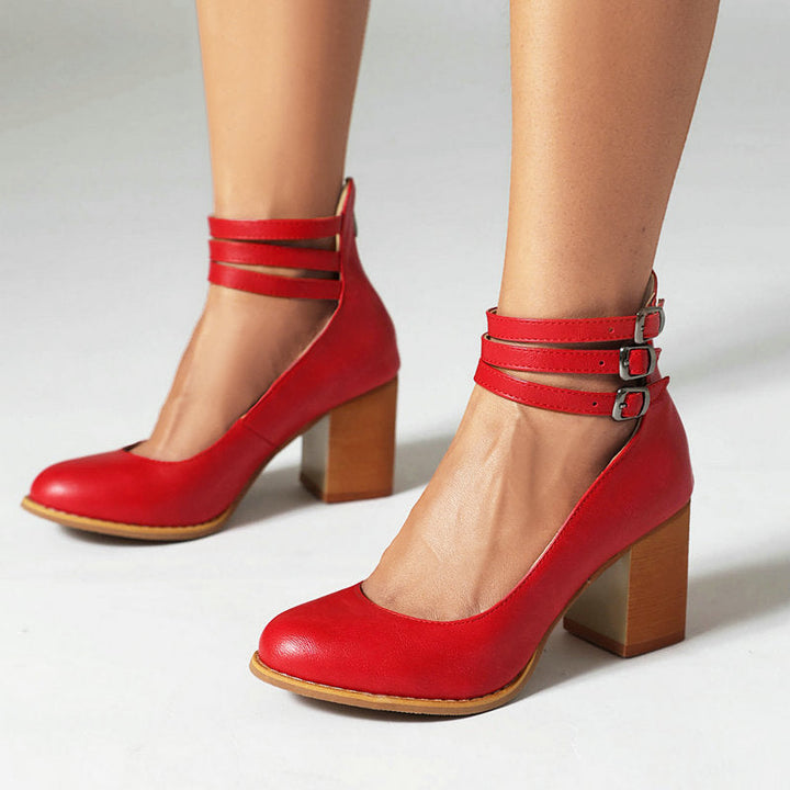 Carol™ | Minimalist Sandal with Block Heel
