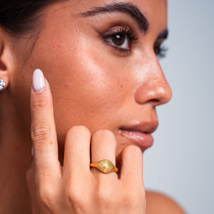 Sun Shield Ring