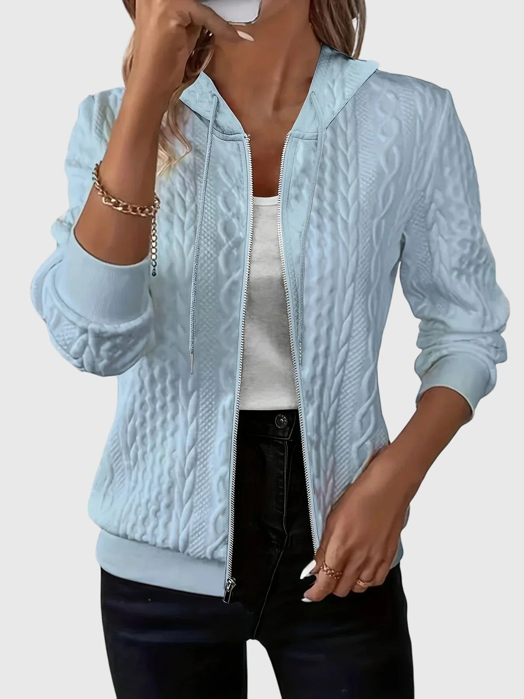 Lena™ | Hoodie with Zipper