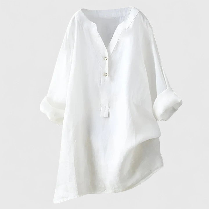 Larienne™ | Elegant Button-Front Shirt