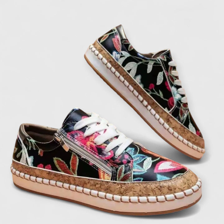 Gloria™ | Elegant Botanical Shoes
