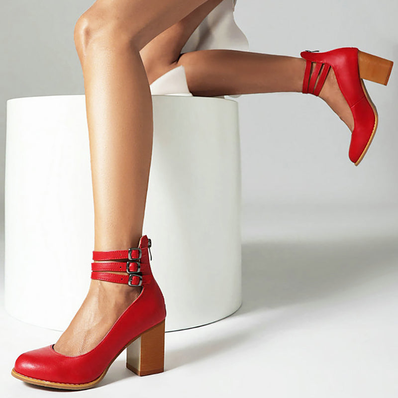 Carol™ | Minimalist Sandal with Block Heel