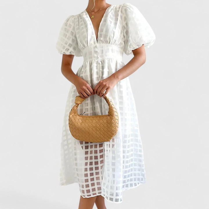 Elanqi™ | Elegant Midi Dress