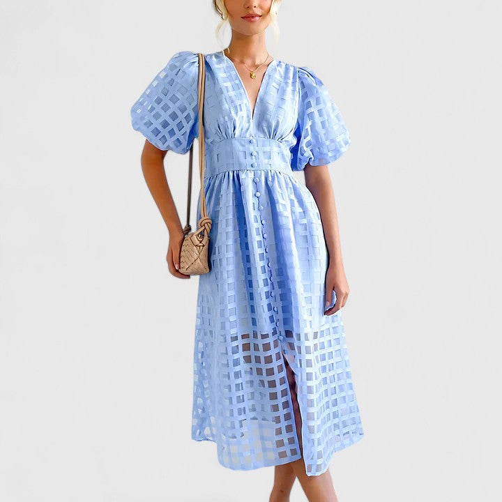 Elanqi™ | Elegant Midi Dress